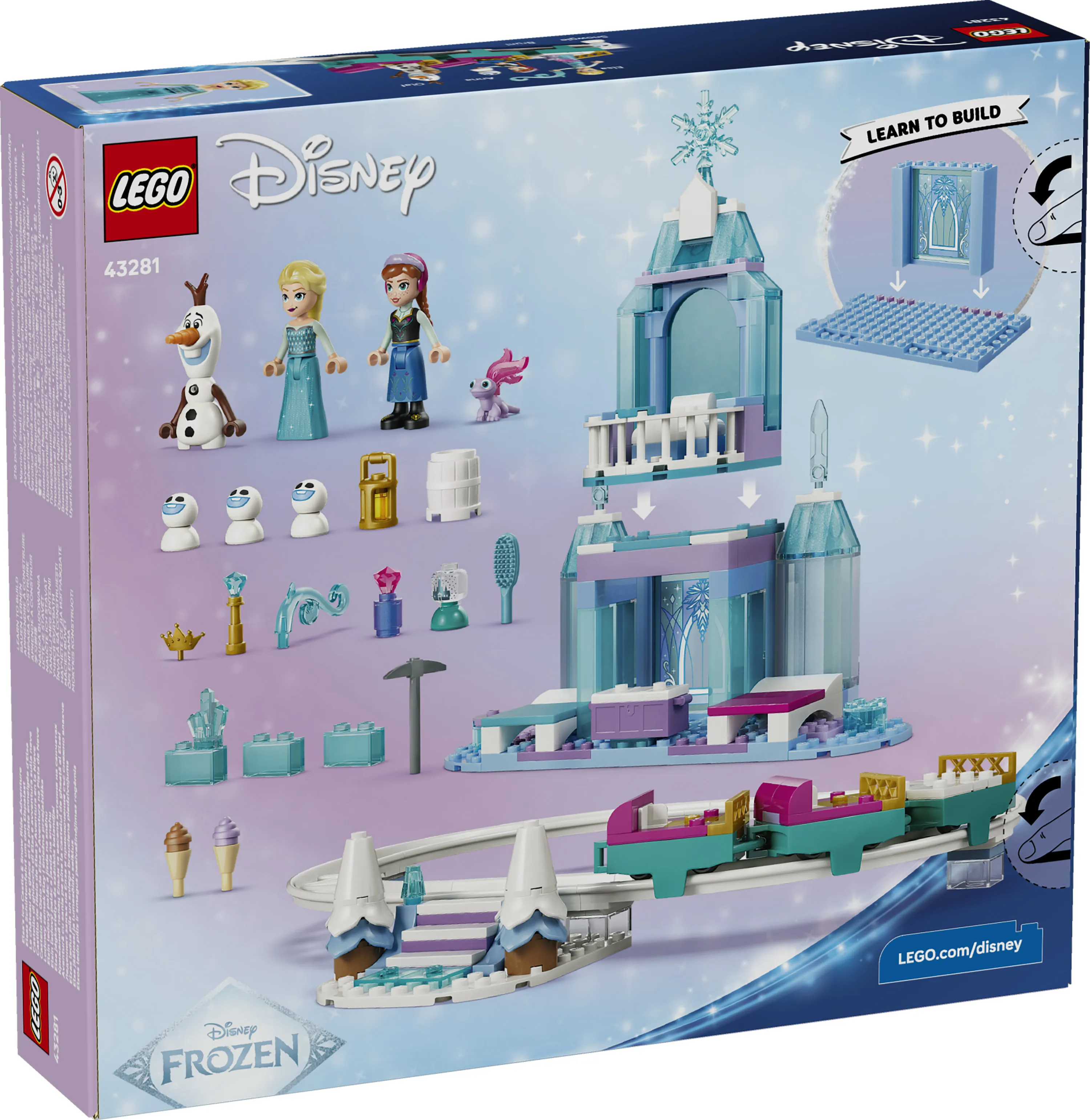LEGO Disney Elsa's Ice Castle and Snowy Sleigh Adventure 43281