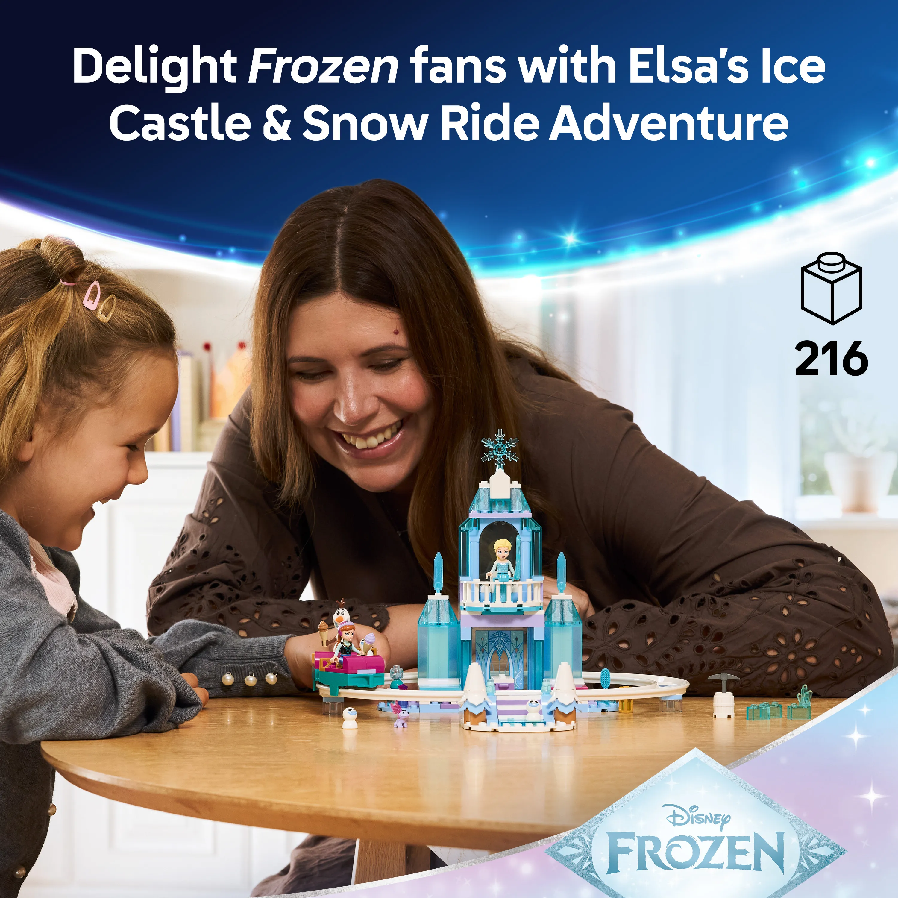 LEGO Disney Elsa's Ice Castle and Snowy Sleigh Adventure 43281