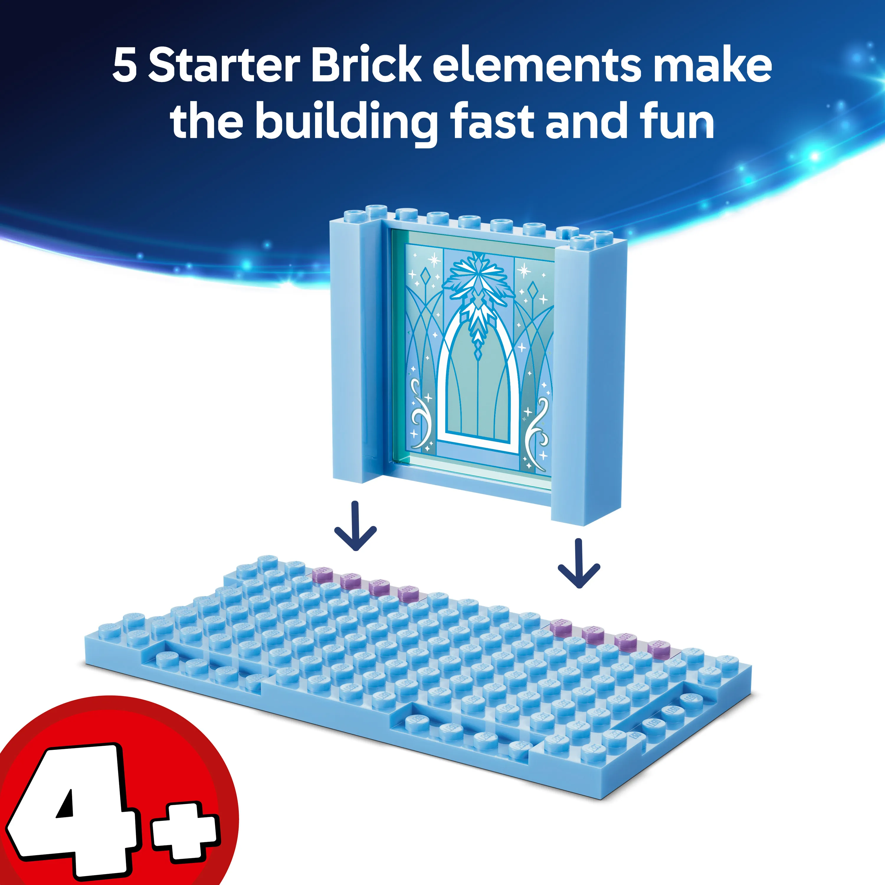 LEGO Disney Elsa's Ice Castle and Snowy Sleigh Adventure 43281