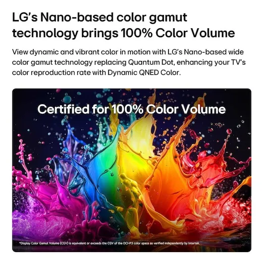 LG QNED7EB3C.AEU 50" 4K webOS TV, 60 Hz, HDR10, HLG