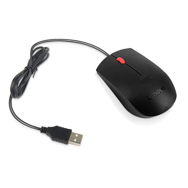 Lenovo Fingerprint Biometric - mouse, Black