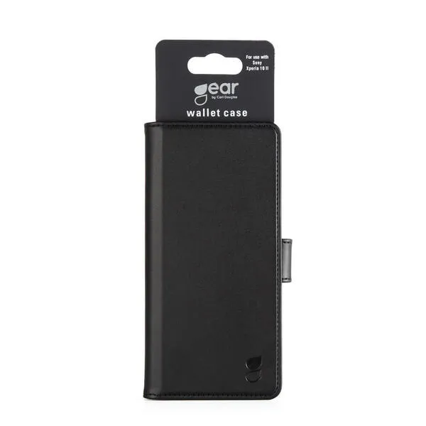 GEAR Wallet, Xperia 10 II - pl&aring;nboksfodral, Svart