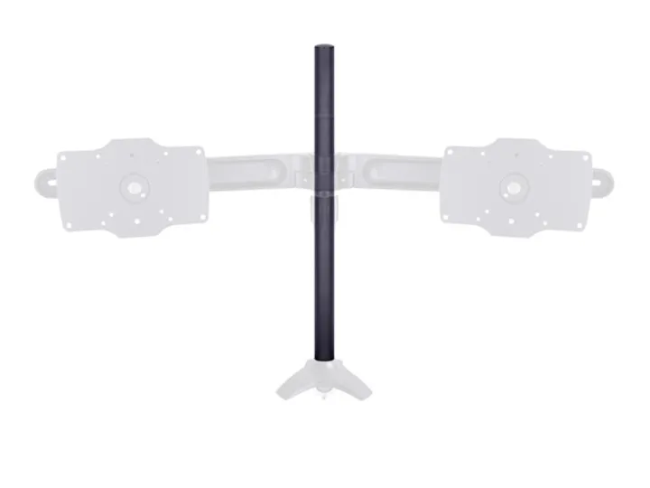 Multibrackets M -asennusputki, musta, 46cm