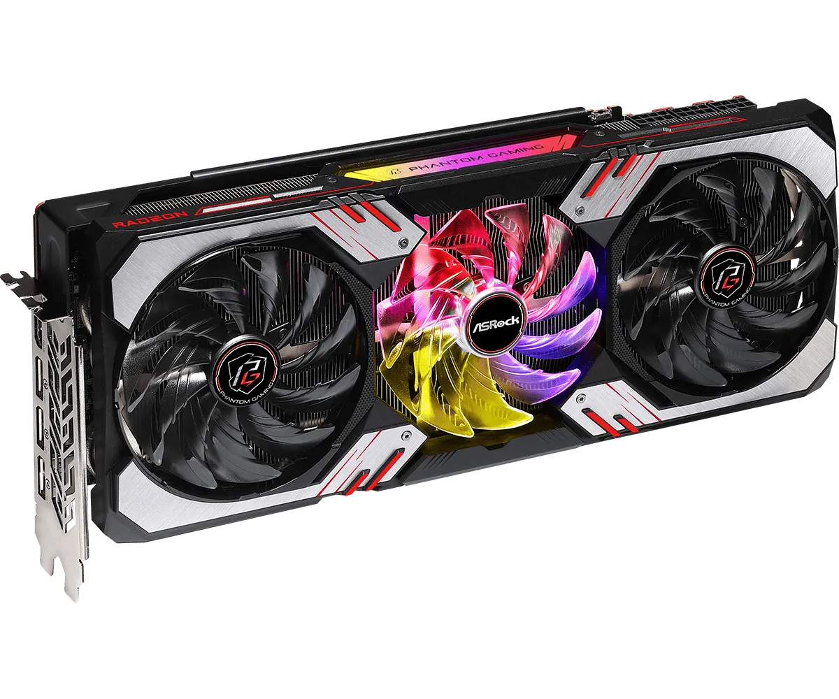 ASRock Radeon RX 6800 XT Phantom Gaming OC 16 Gt -näytönohjain