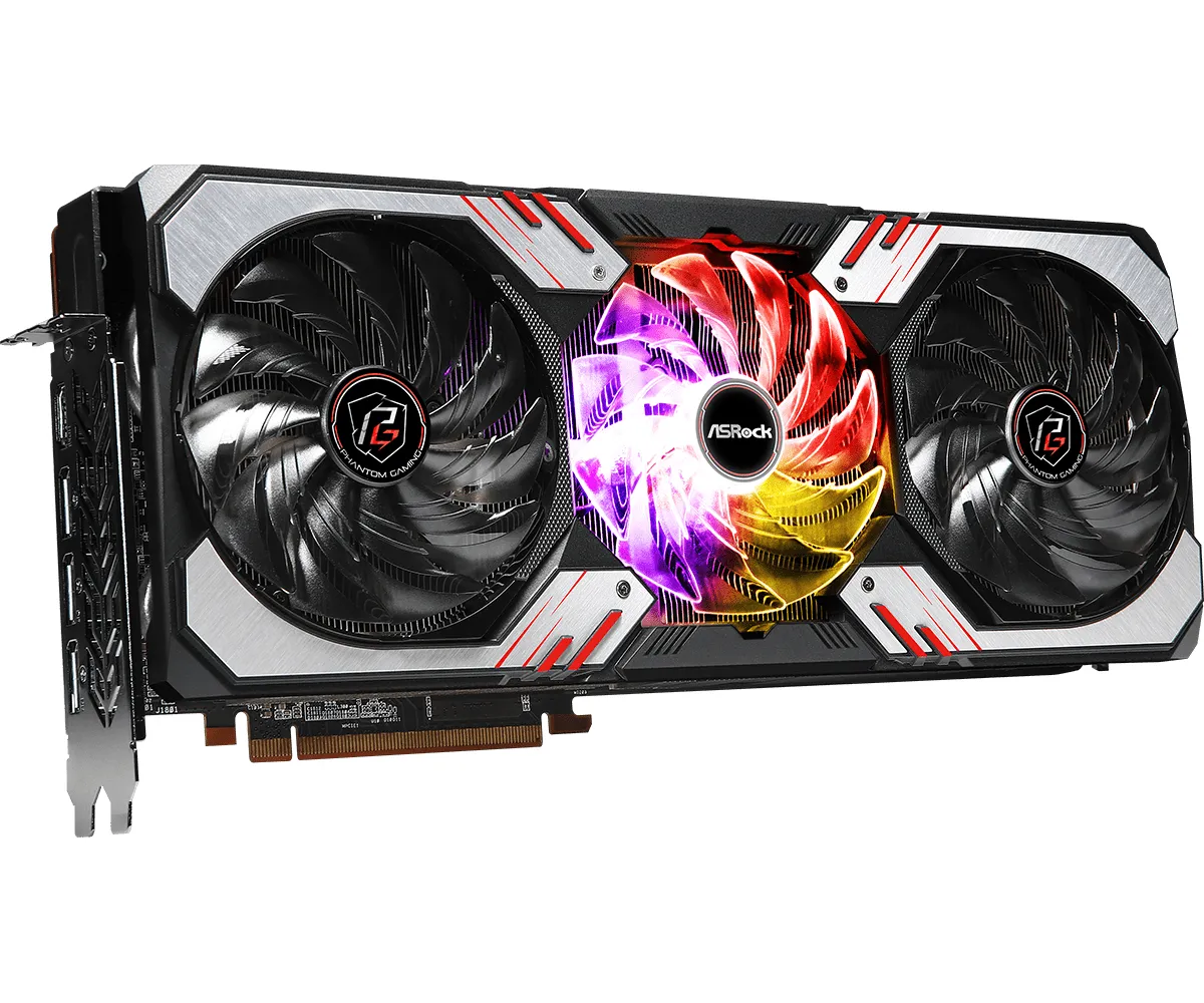 ASRock Radeon RX 6800 XT Phantom Gaming OC 16 Gt -näytönohjain