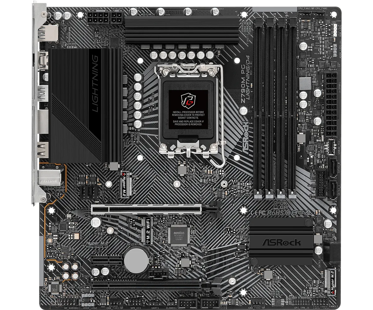ASRock Z790M PG Lightning DDR4 mATX-emolevy