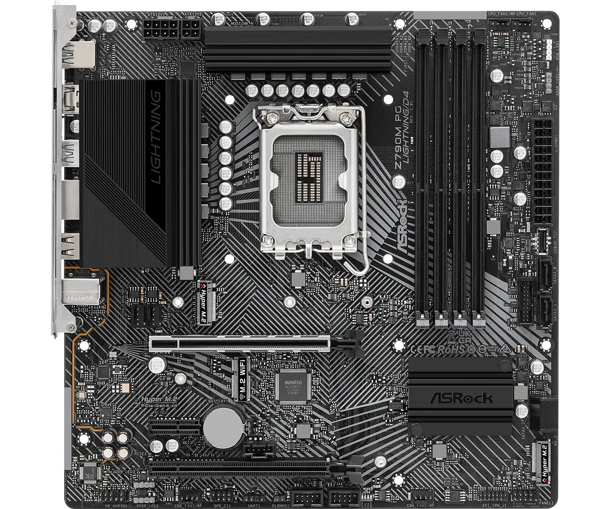 ASRock Z790M PG Lightning DDR4 mATX-emolevy