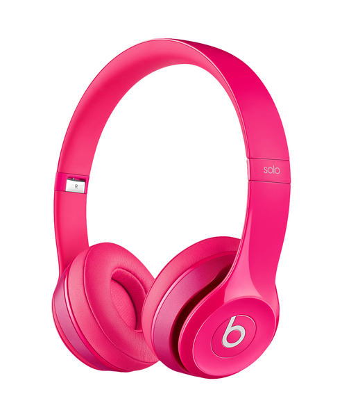 BEATS Headphones Solo2 On-Ear Mic Pink