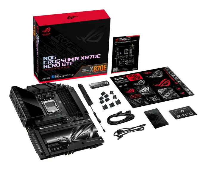 Asus ROG Crosshair X870E hero BTF Edition AM5 ATX -emolevy