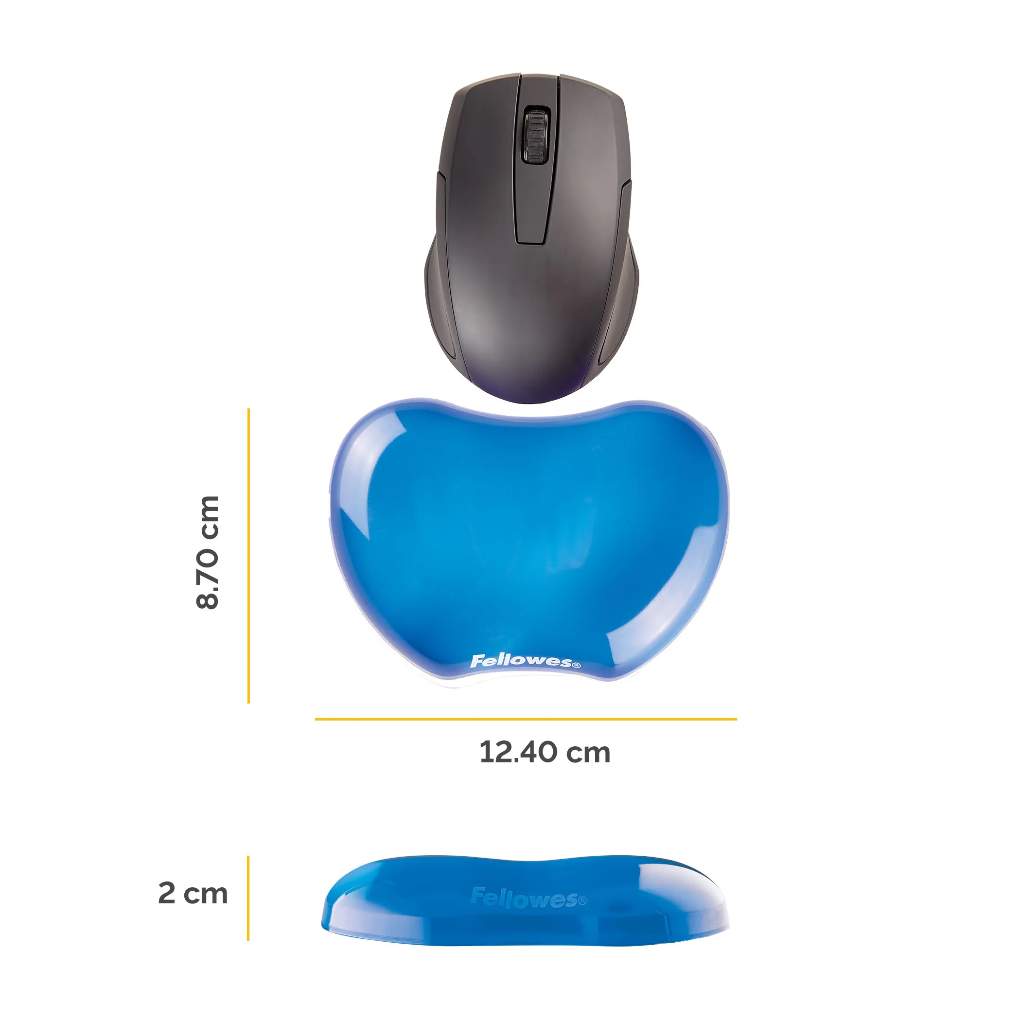 FELLOWES CRYSTAL GEL MINIRANNETUKI SINI
