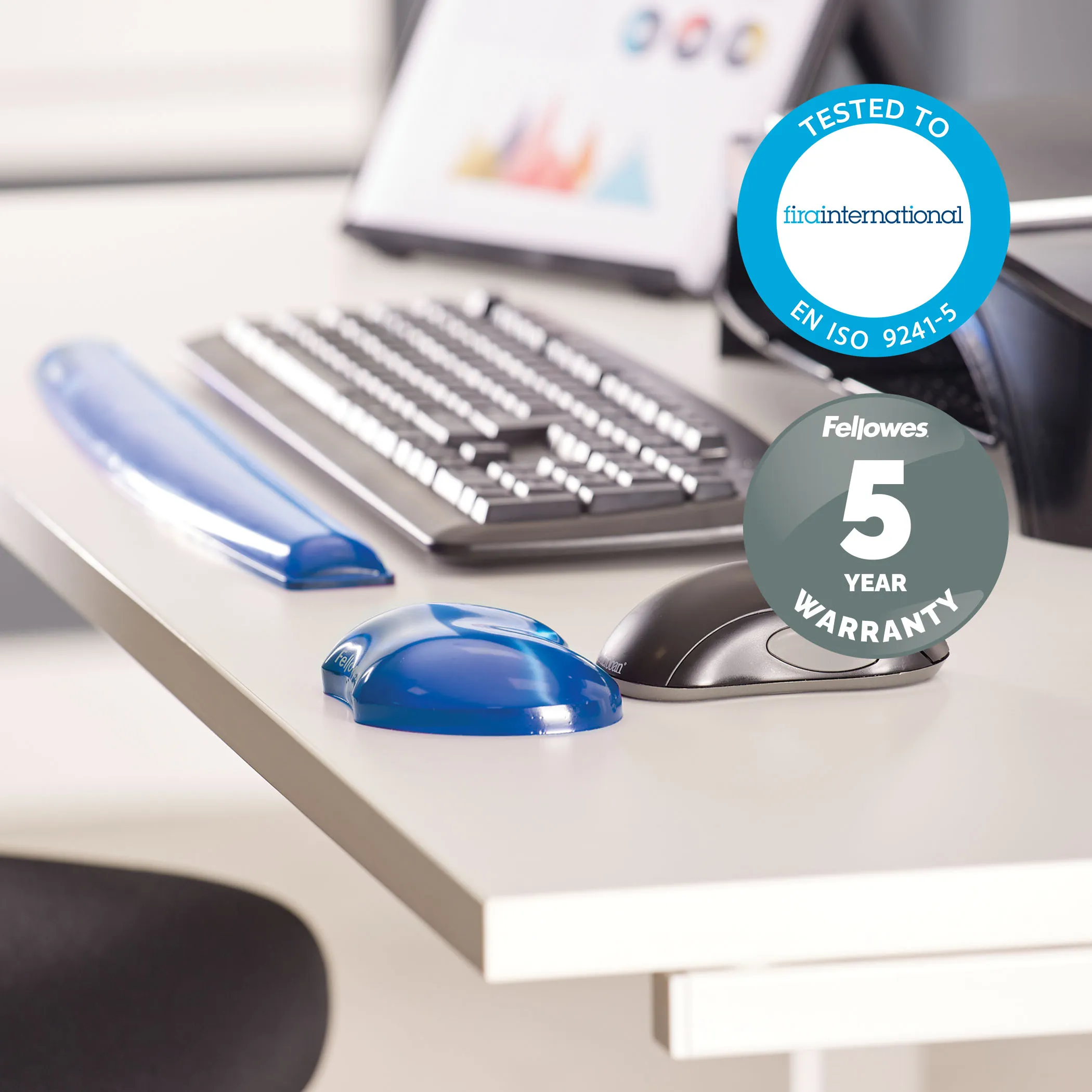 FELLOWES CRYSTAL GEL MINIRANNETUKI SINI