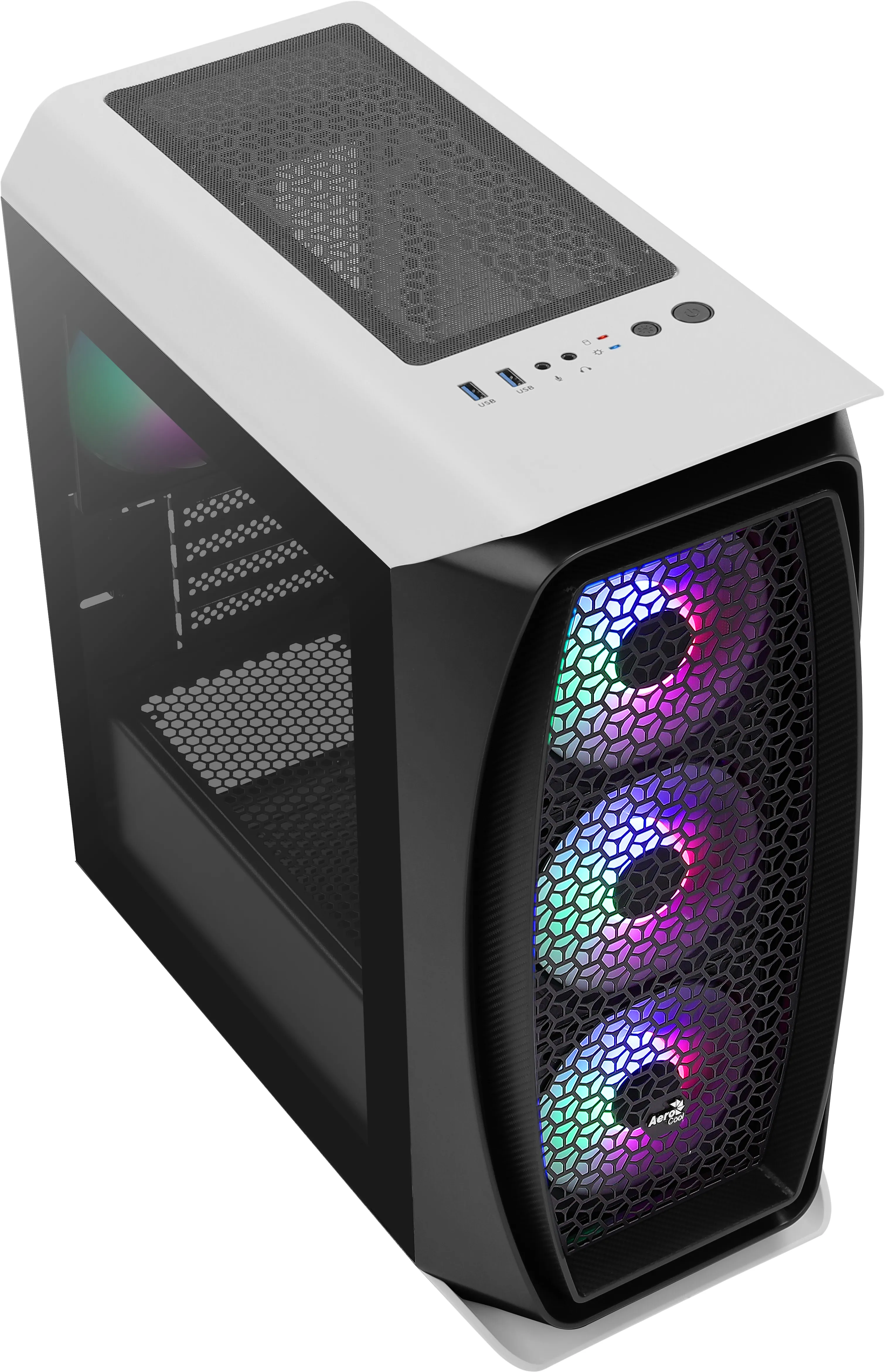 AeroCool Aero One Mini Frost Micro-ATX -kotelo, Musta