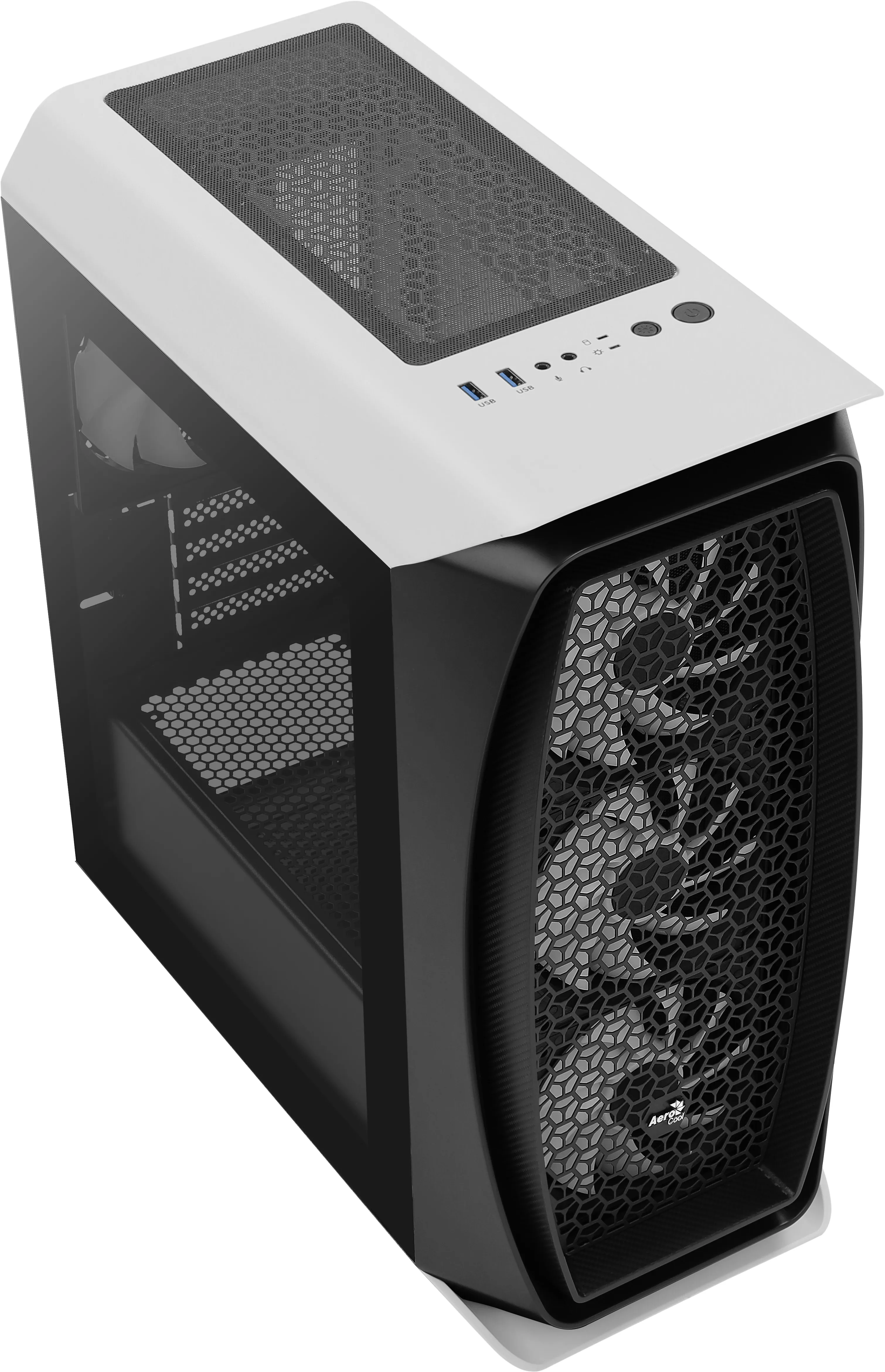 AeroCool Aero One Mini Frost Micro-ATX -kotelo, Musta
