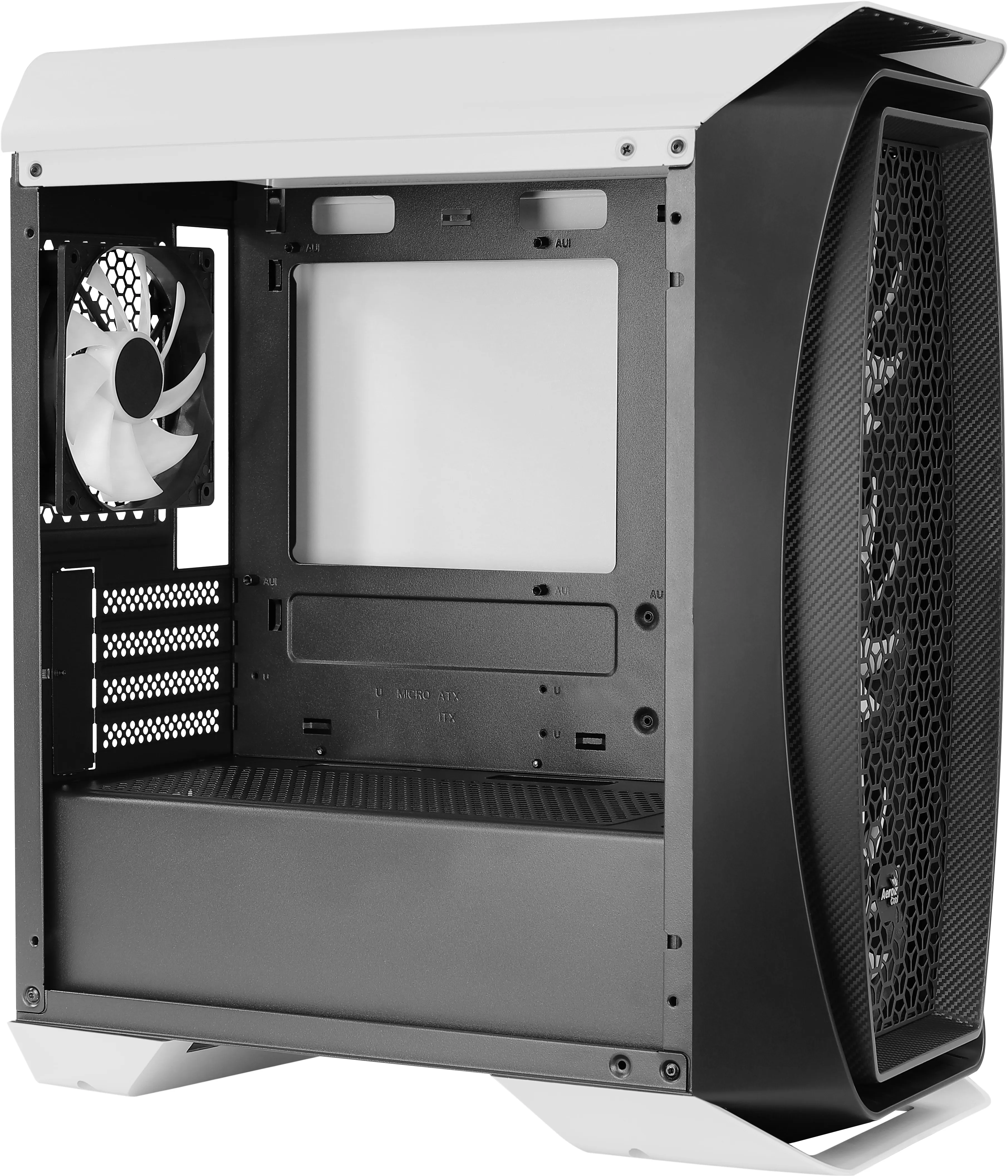 AeroCool Aero One Mini Frost Micro-ATX -kotelo, Musta