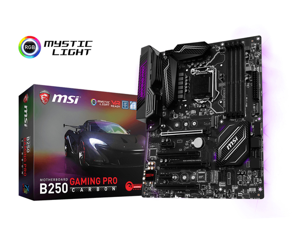 MSI B250 Gaming Pro Carbon ATX - moderkort