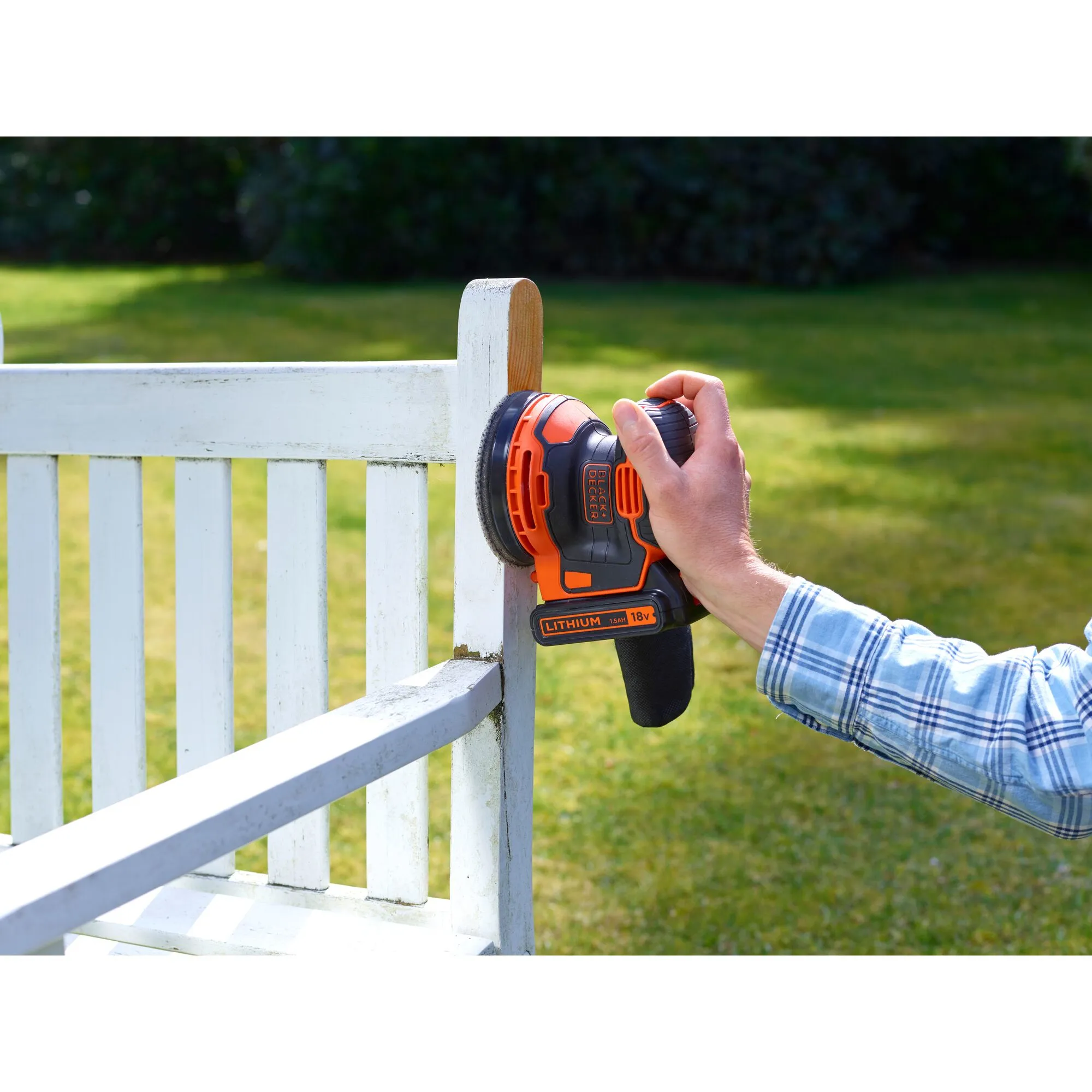 Black&amp;Decker Battery Orbital Sander BDCROS18N-XJ - without battery charger, carton