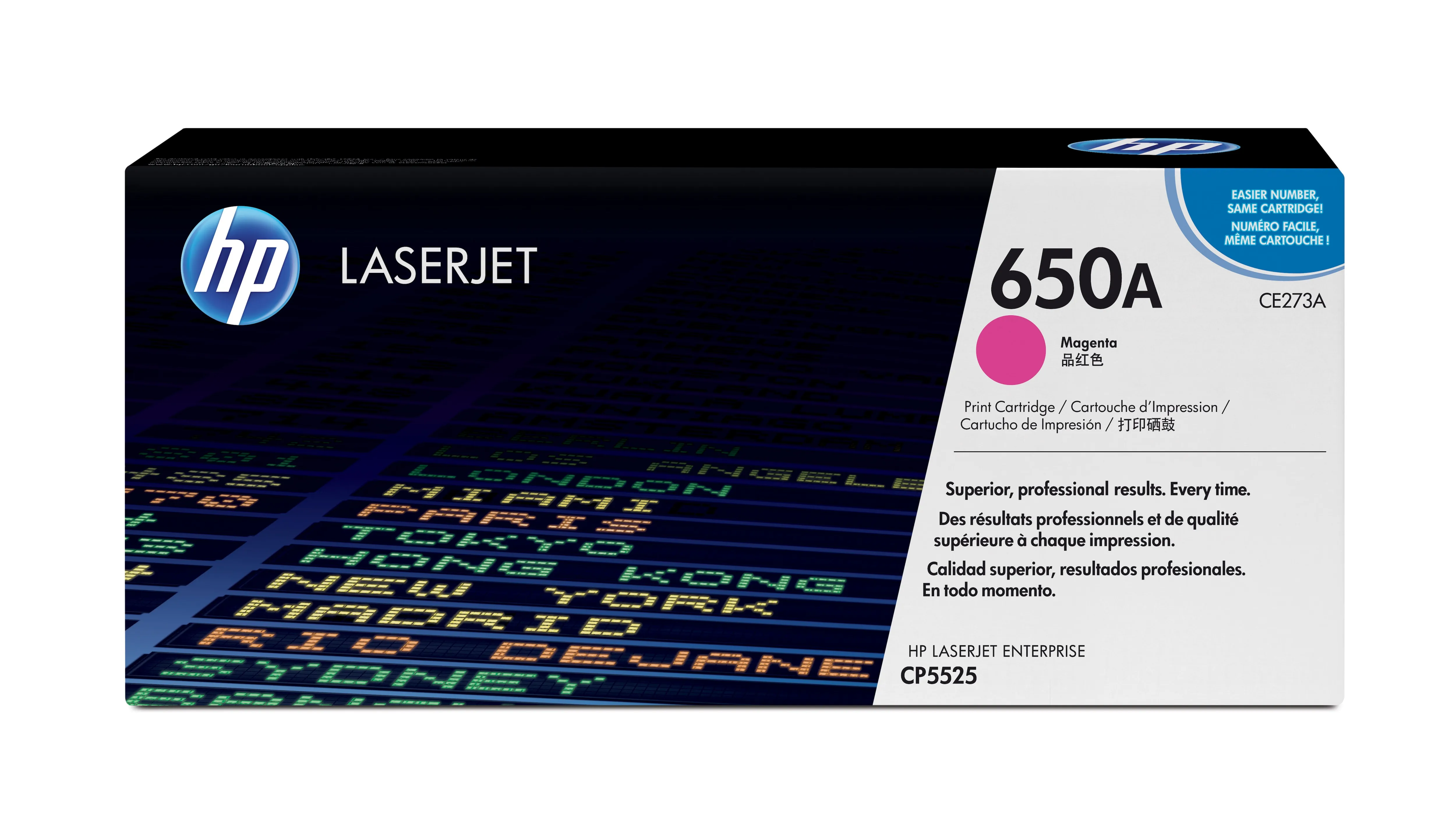 HP 650A toner cartridge, Magenta