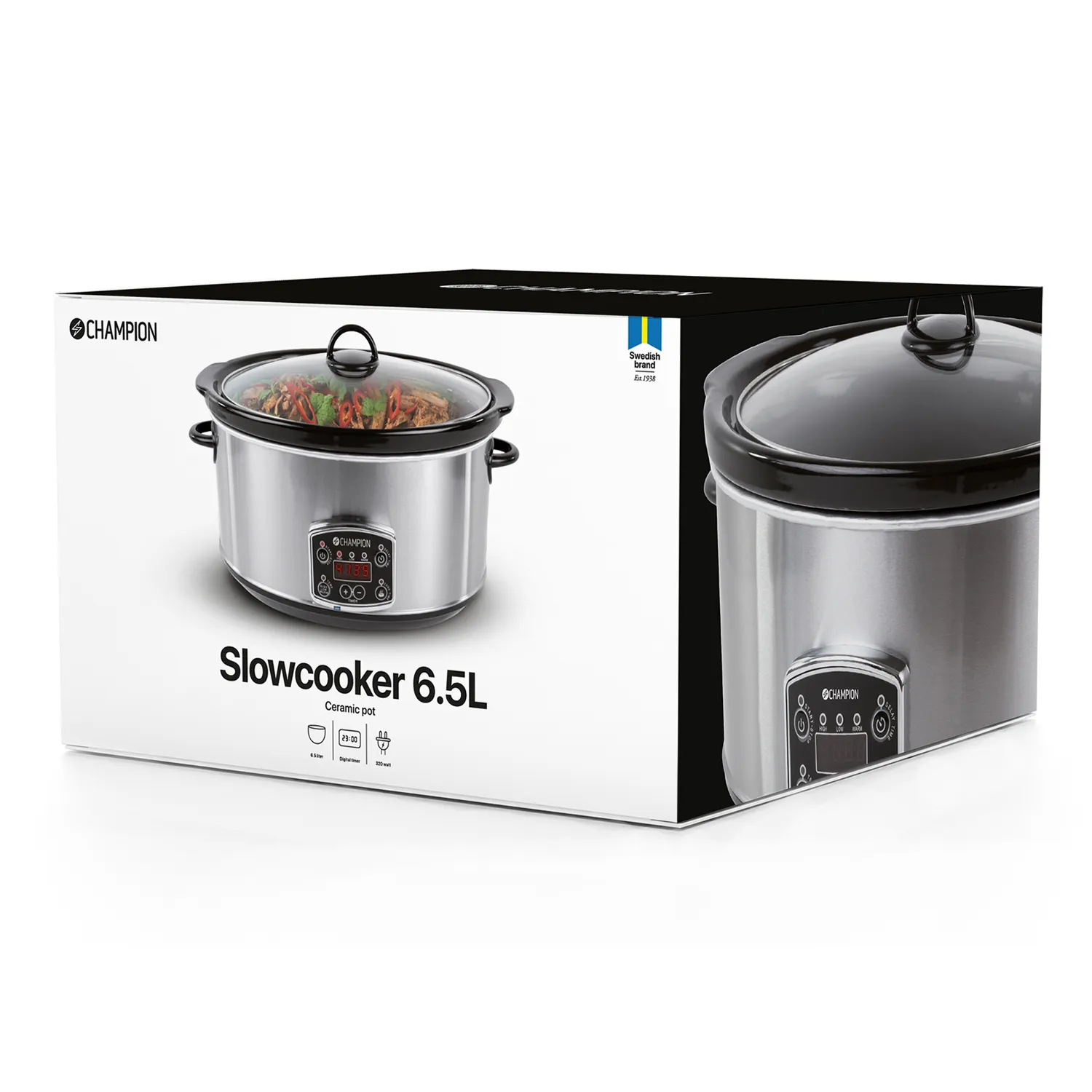 Champion 6,5L -slowcooker