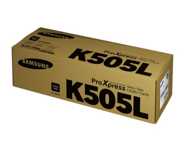 Samsung CLT-K505L - Tuottoisa - musta - alkuper&auml;inen - v&auml;riainekasetti malleihin ProXpress C2620DW, C2670FW, C2680FX