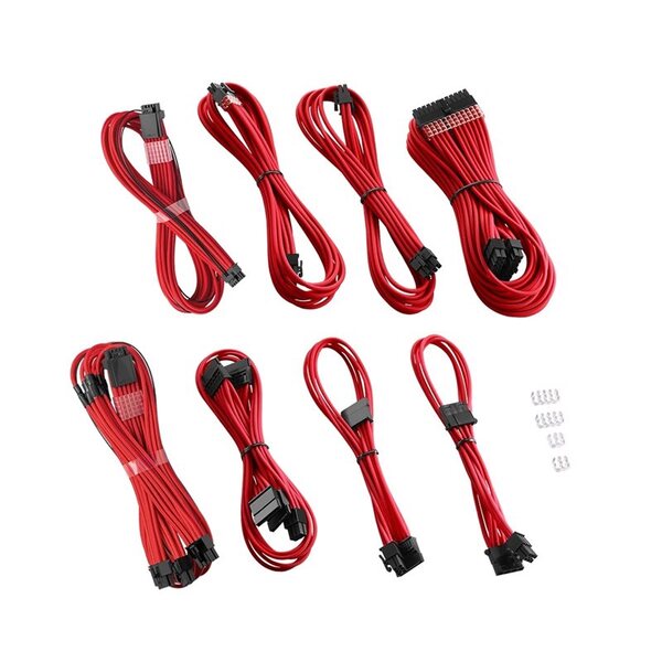 CableMod RT-Series Pro ModMesh 12VHPWR Dual Cable Kit for ASUS/Seasonic - red