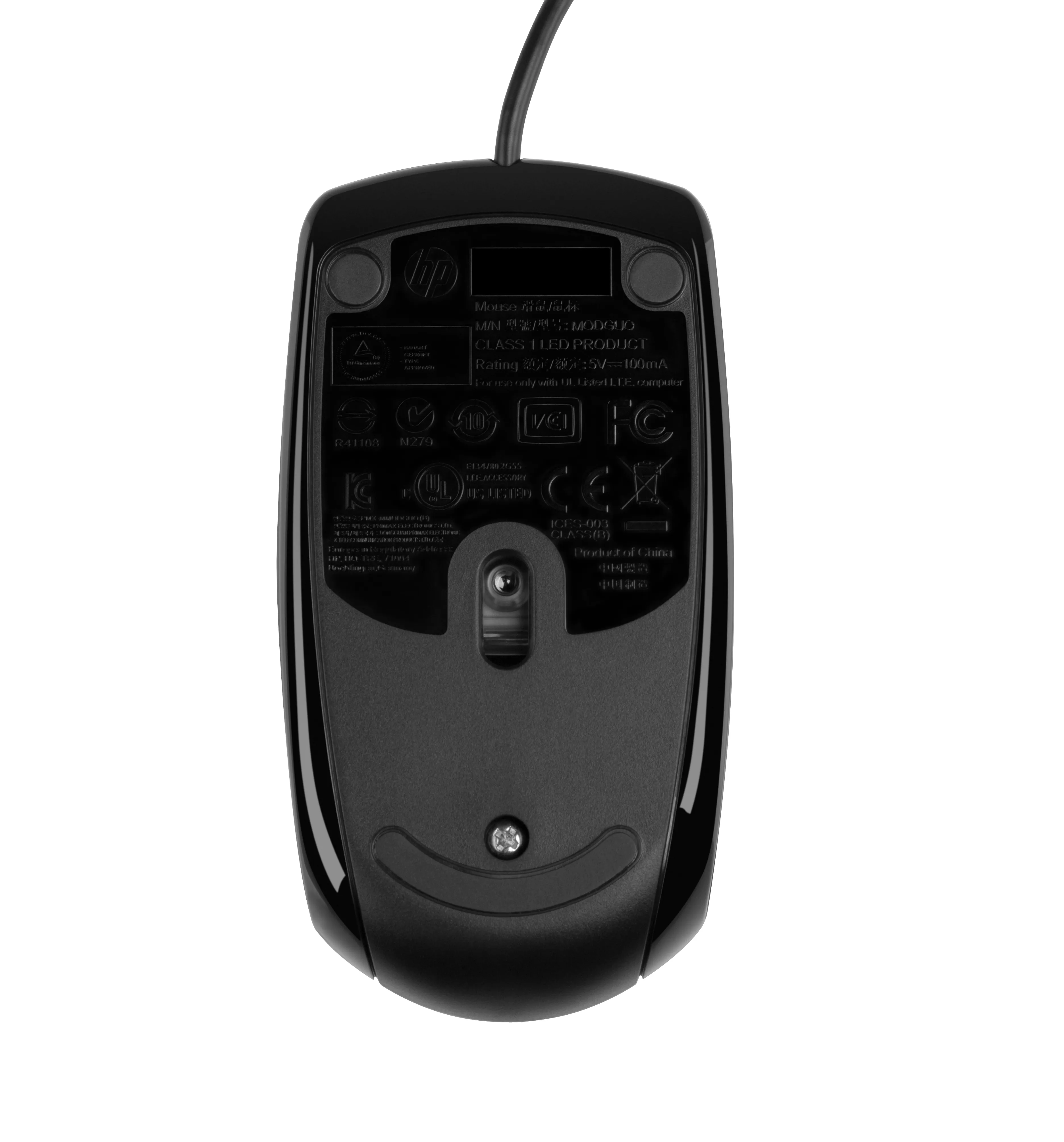 HP X500 Wired Mouse - mouse, Black