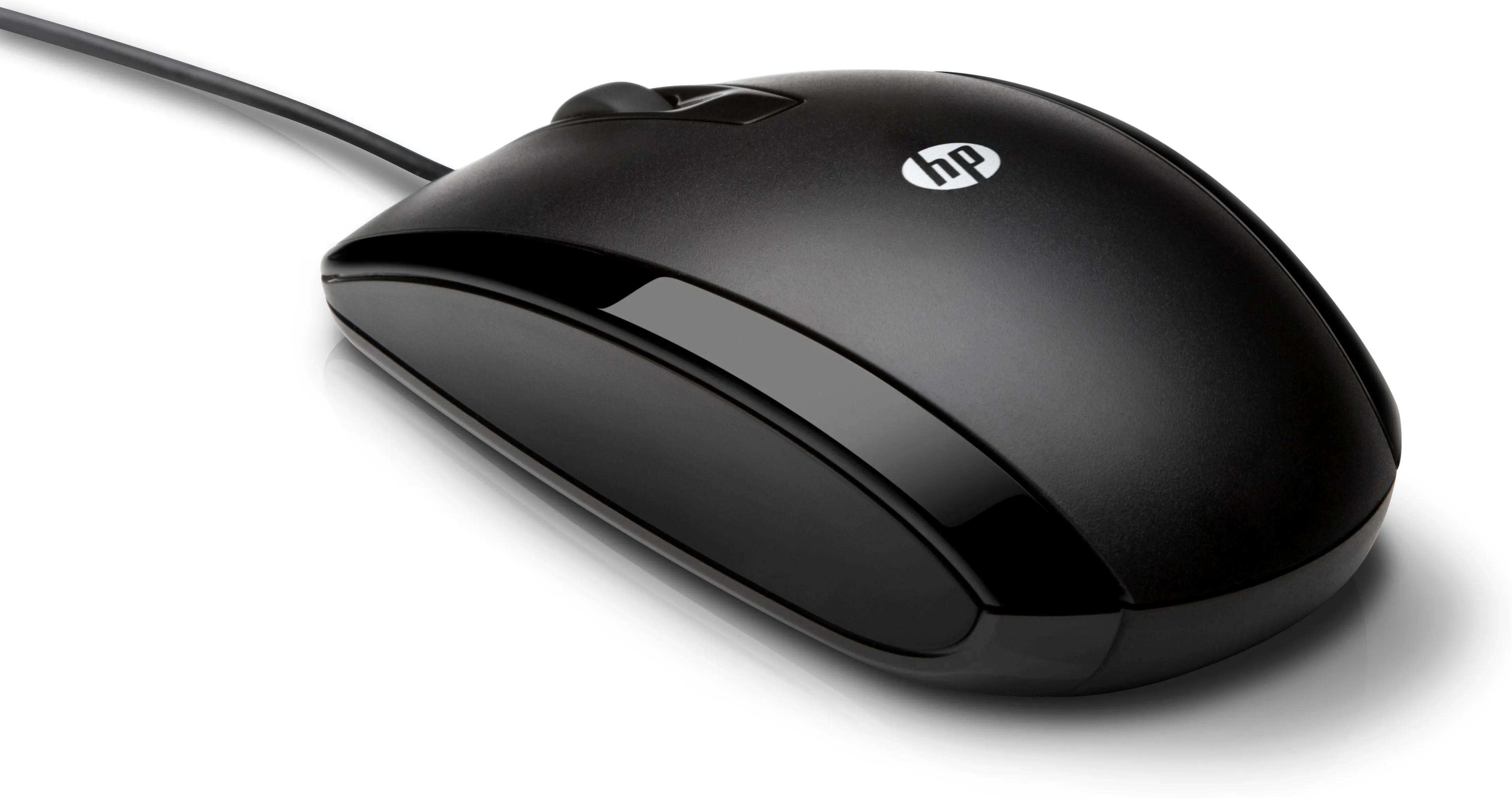 HP X500 Wired Mouse - mus, Svart