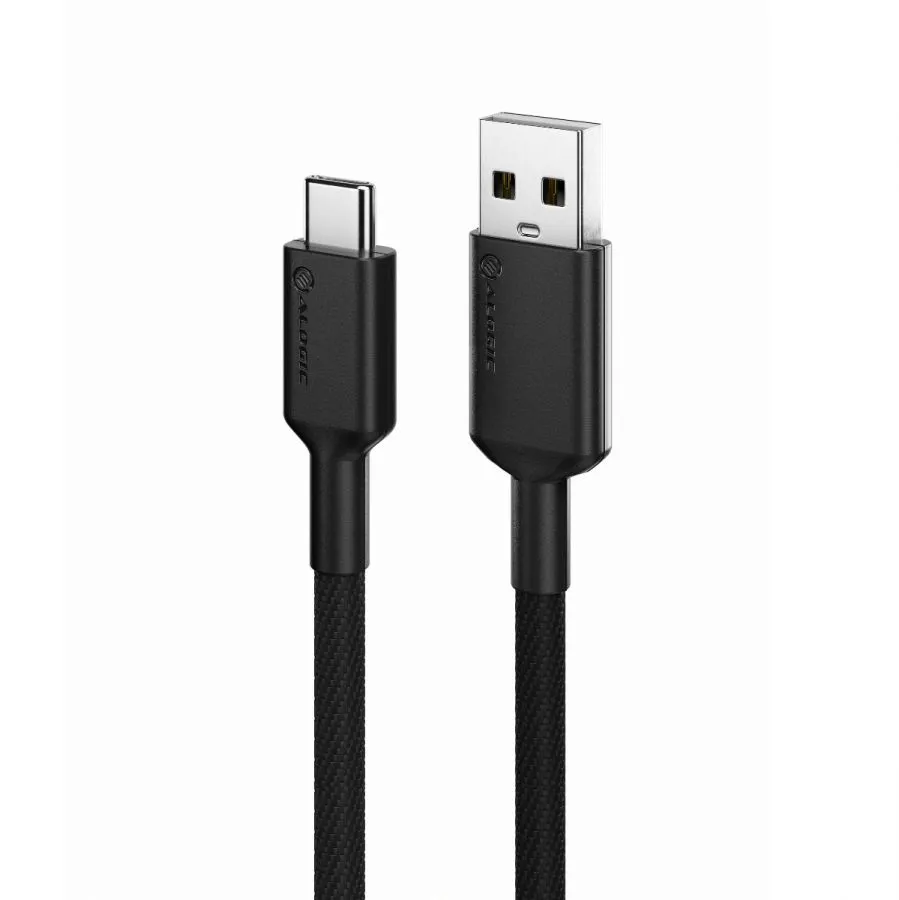 Alogic Elements Pro USB-A – USB-C - cable, 1 m, Black