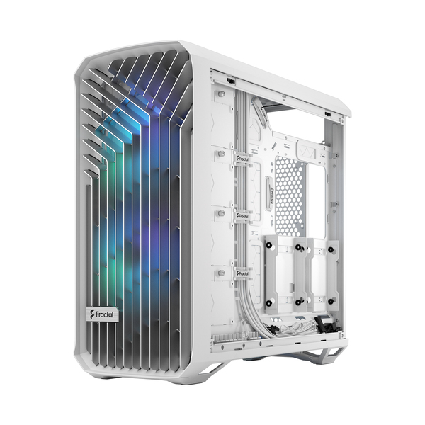 Fractal Design Torrent RGB - Mid Tower case with window, White / Clear Tint