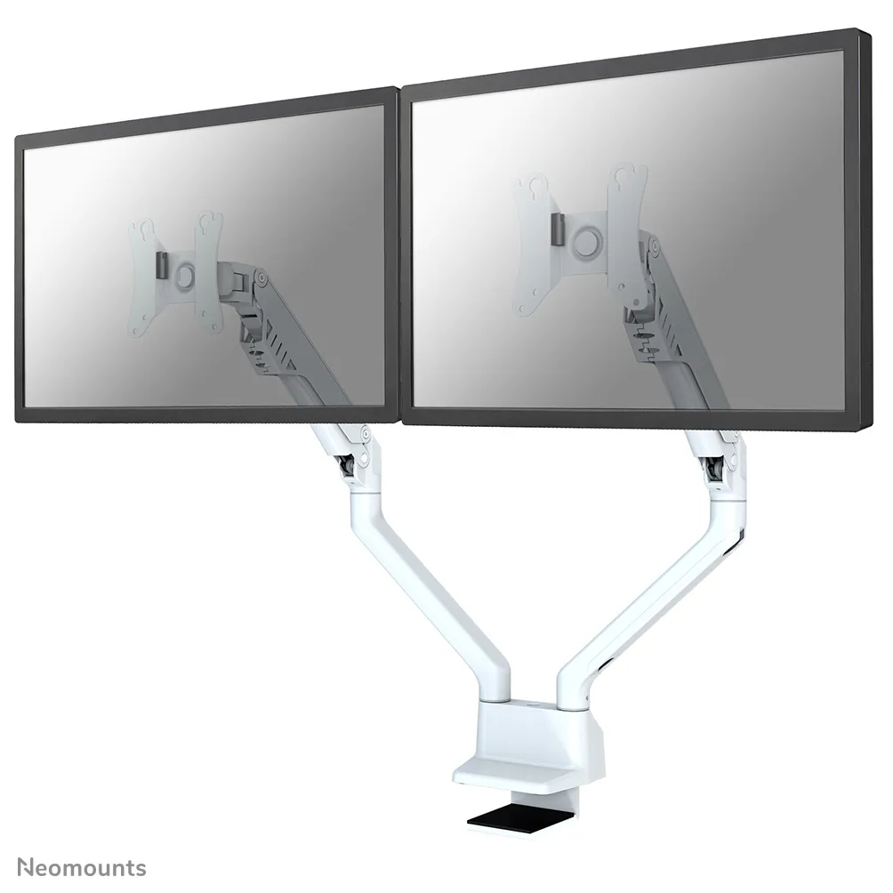 Neomounts by Newstar FPMA-D750D-2, -skrivbordsfäste, 10"-32", 8kg, vit