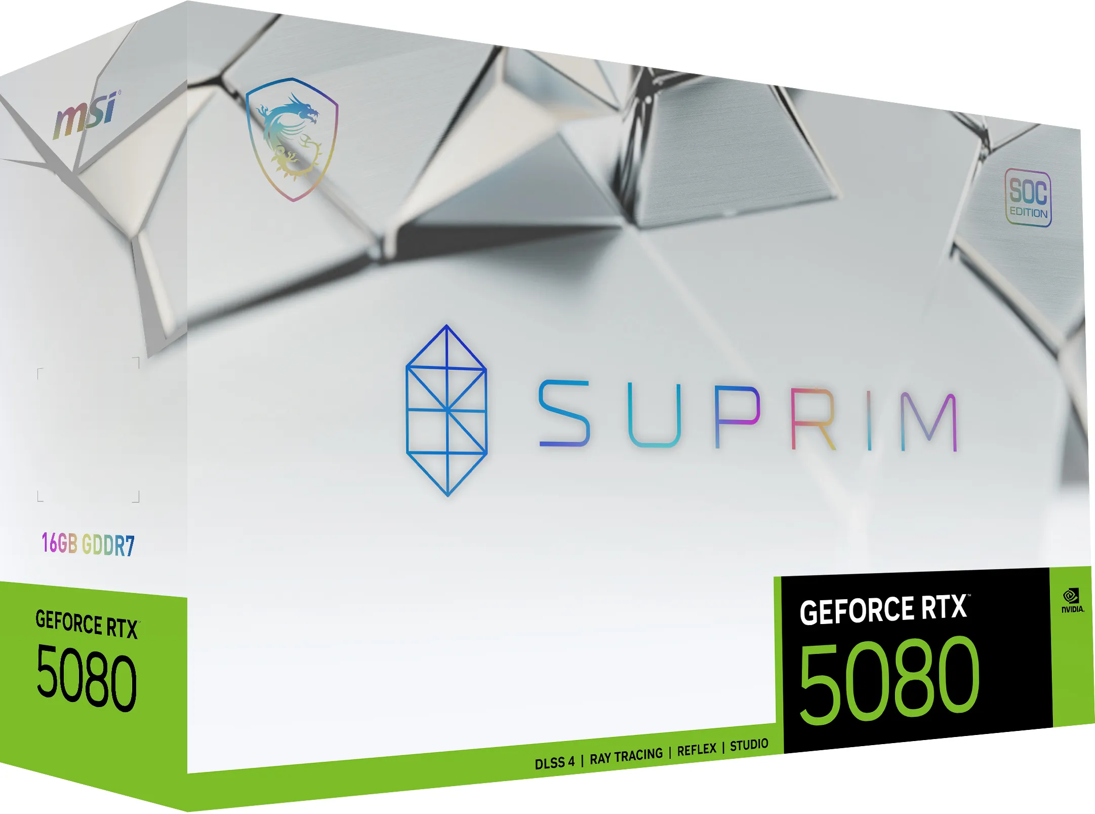 MSI GeForce RTX 5080 Suprim SOC 16 GB - graphics card