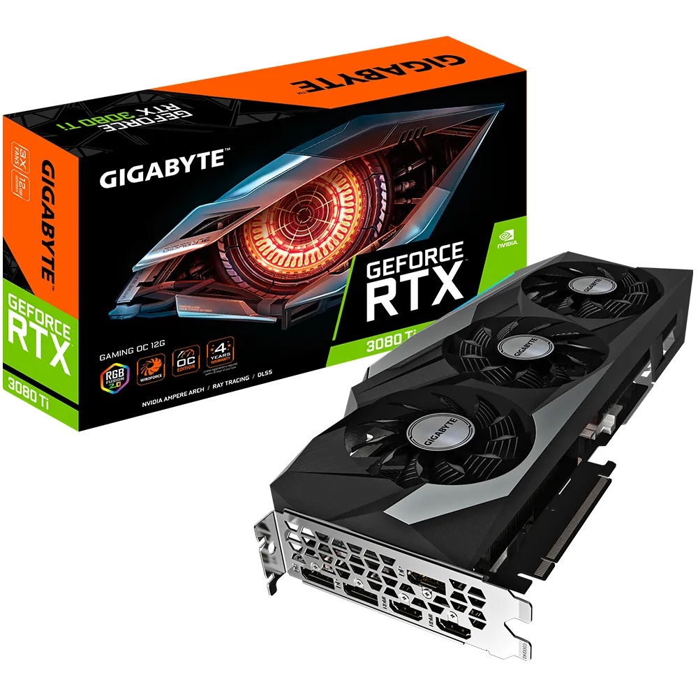 Gigabyte GeForce RTX 3080 Ti Gaming OC 12 Gt -n&auml;yt&ouml;nohjain