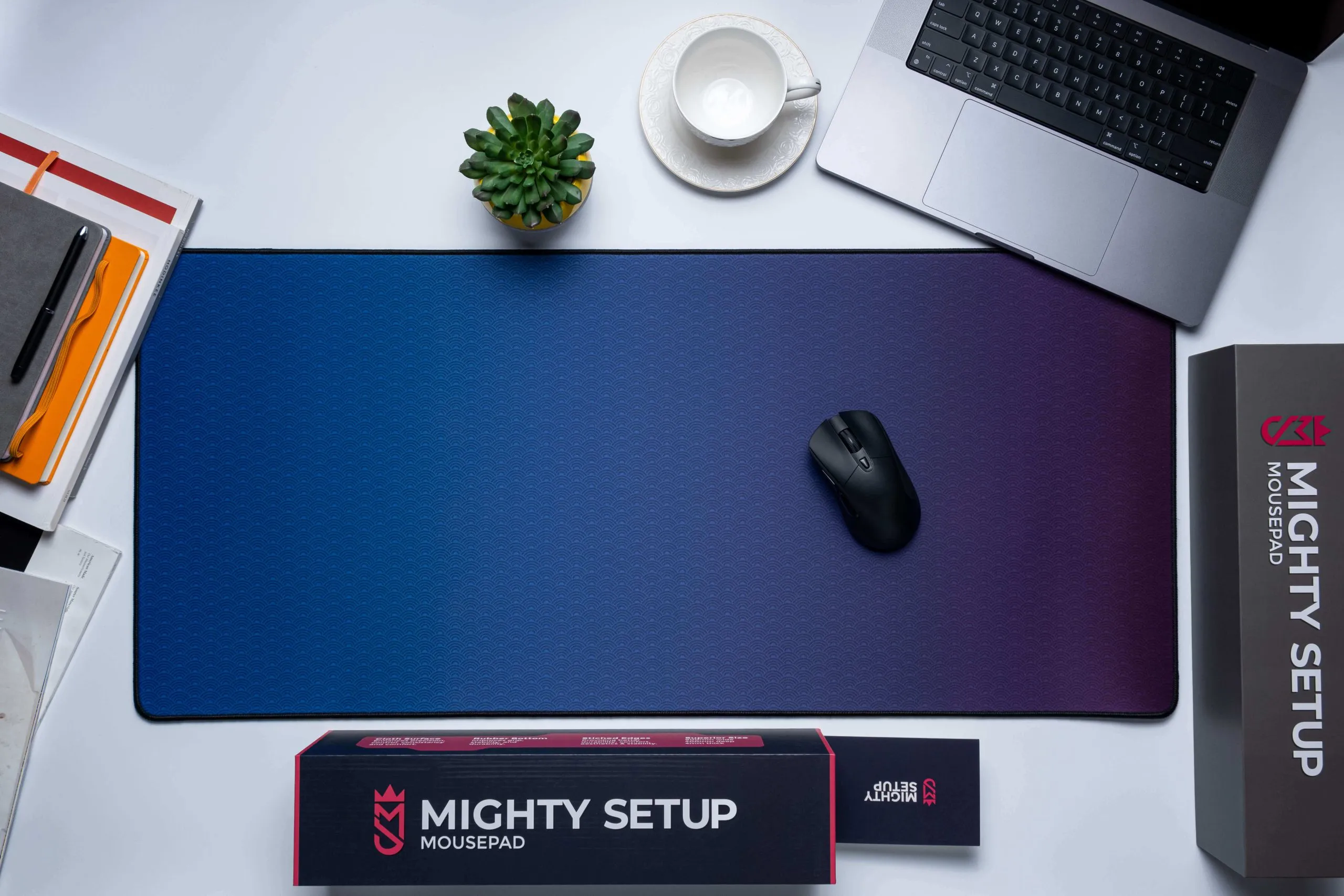 Mighty Setup Japanese Waves - gaming mousepad, 900x400x4mm