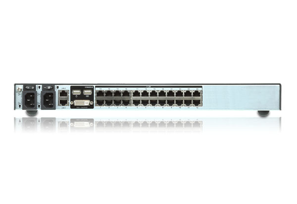 ATEN 24-Port 5-Bus CAT5e&amp;6 KVM Over IP Switch w/Audio/VirtualMedia