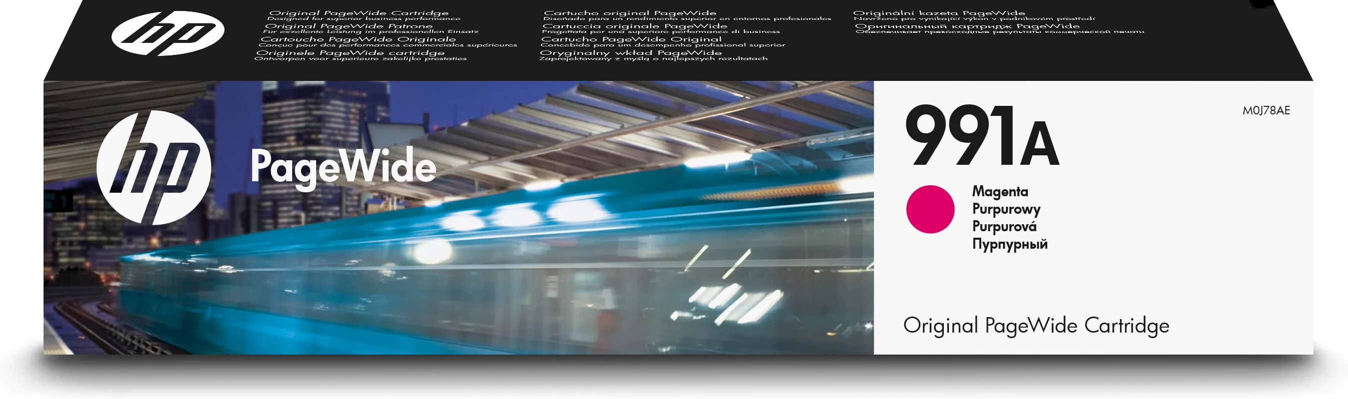 PageWide Pro 991A magenta ink cartridge