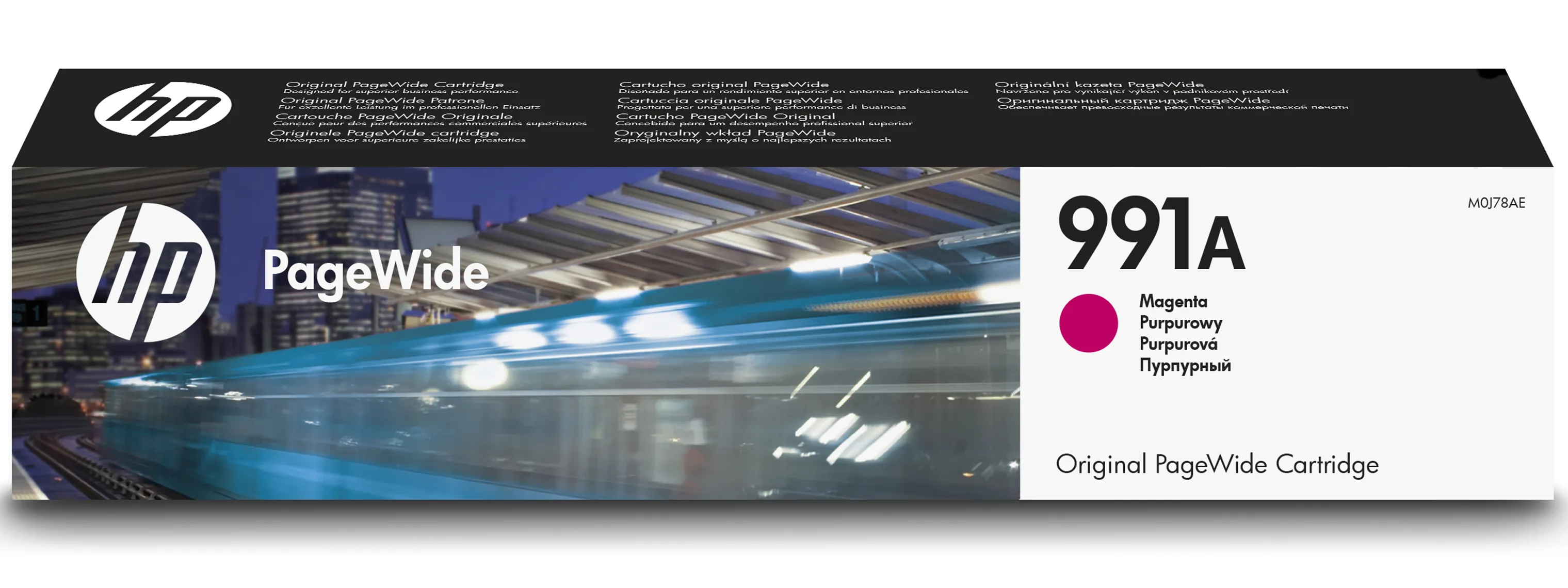 PageWide Pro 991A magenta ink cartridge