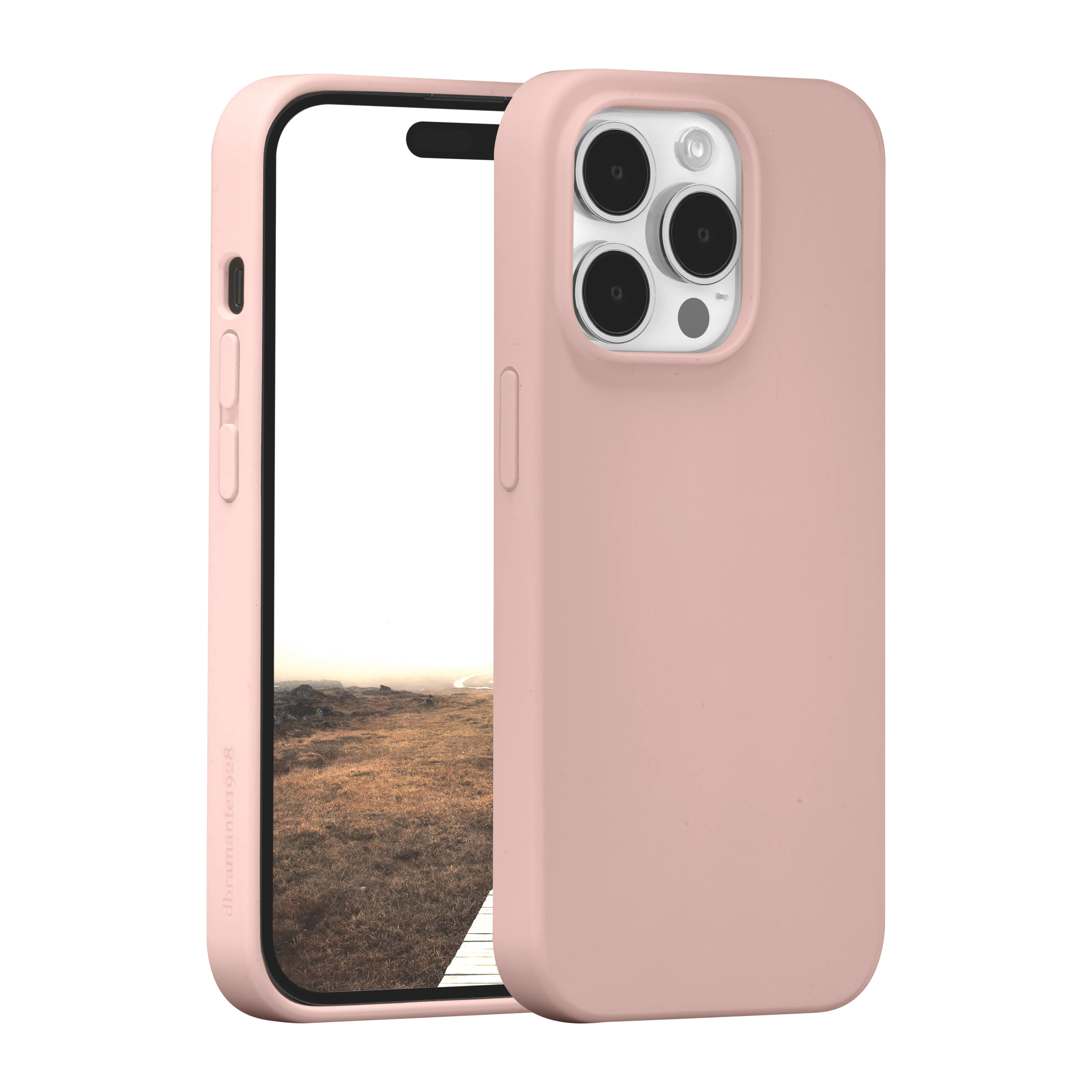 Dbramante1928 Monaco MagSafe, iPhone 15 Pro Max - Case, Pink Sand