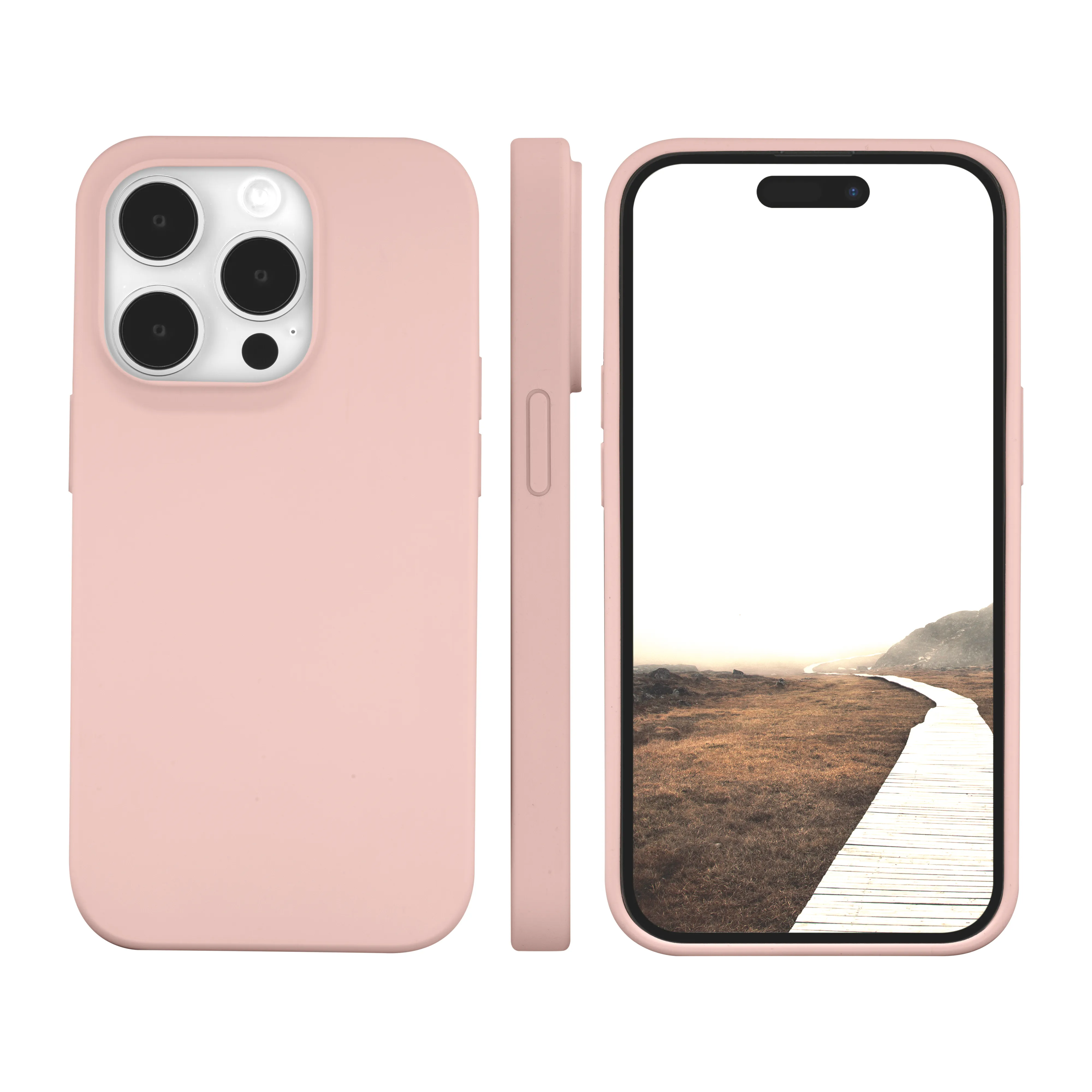 Dbramante1928 Monaco MagSafe, iPhone 15 Pro Max - Case, Pink Sand