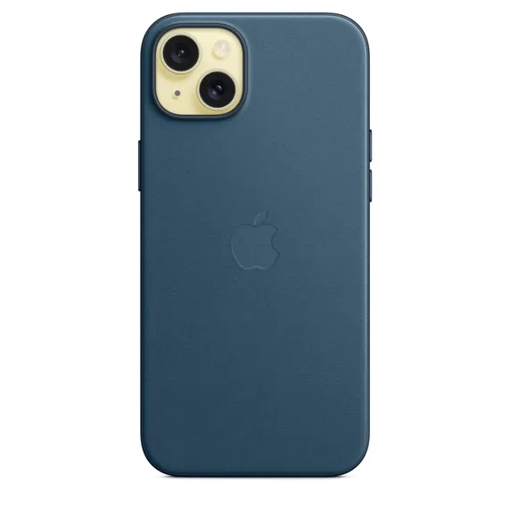 Apple iPhone 15 Plus, MagSafe -FineWoven-kuori, Tyynen&shy;meren&shy;sininen