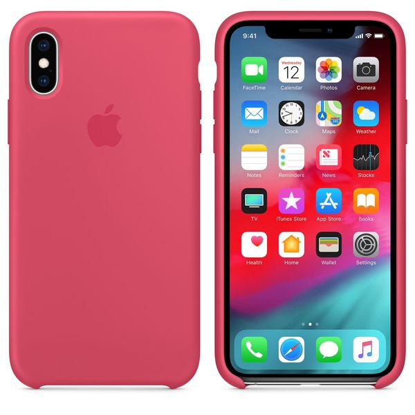 Apple iPhone XS Silicone Case - Hibiscus