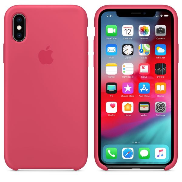 Apple iPhone XS Silicone Case - Hibiscus
