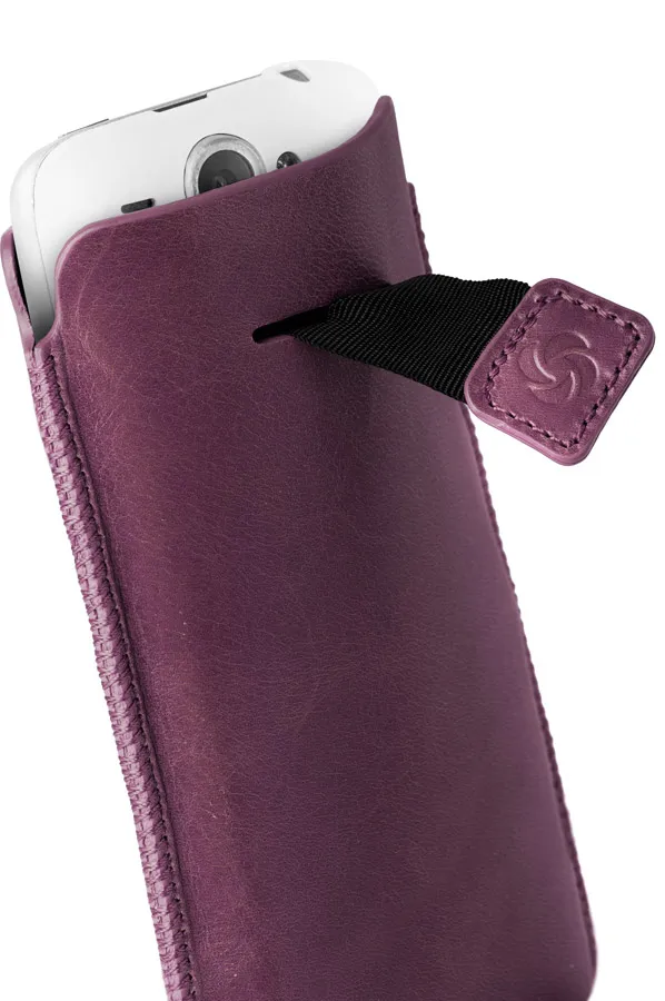 SAMSONITE Mobile Phone Sleeve Dezir, Le ather, XL, Purple