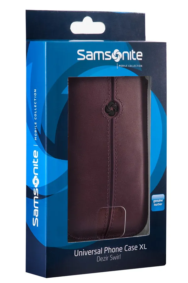 SAMSONITE Mobile Phone Sleeve Dezir, Le ather, XL, Purple