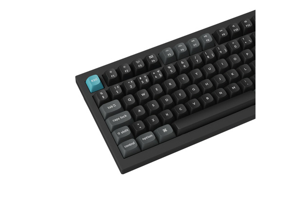 Keychron Q1 Ultra 8K 75% -langaton mekaaninen pelin&auml;pp&auml;imist&ouml;, Silk POM Red, musta