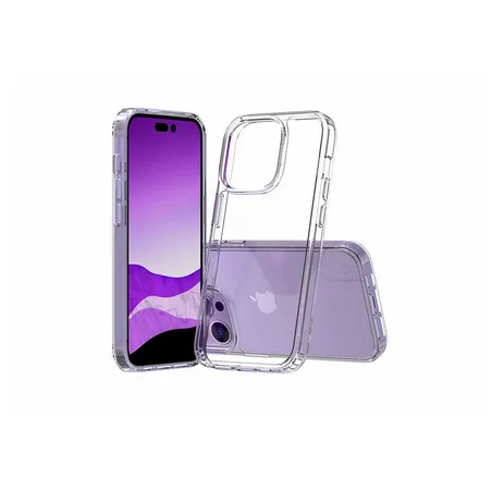 Screenor Bumper, iPhone 15 Plus -suojakuori, Läpinäkyvä