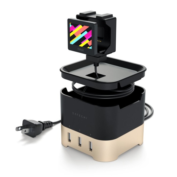 Satechi Smart Charging Stand - Black / Gold