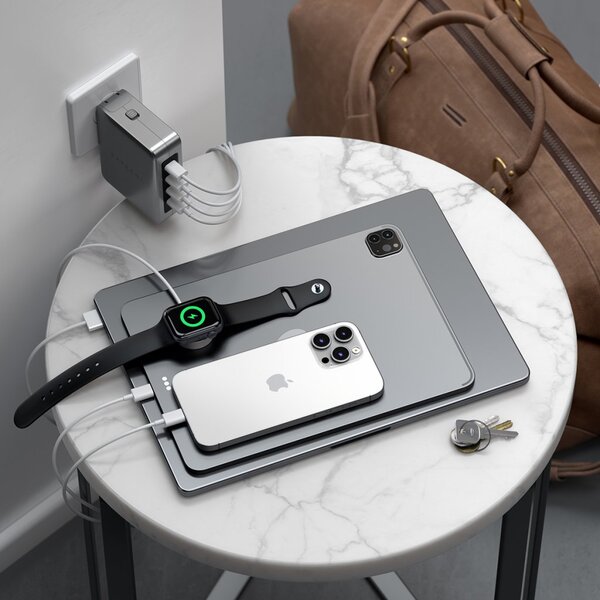 Satechi 145W GaN, 4x USB-C - USB-laturi