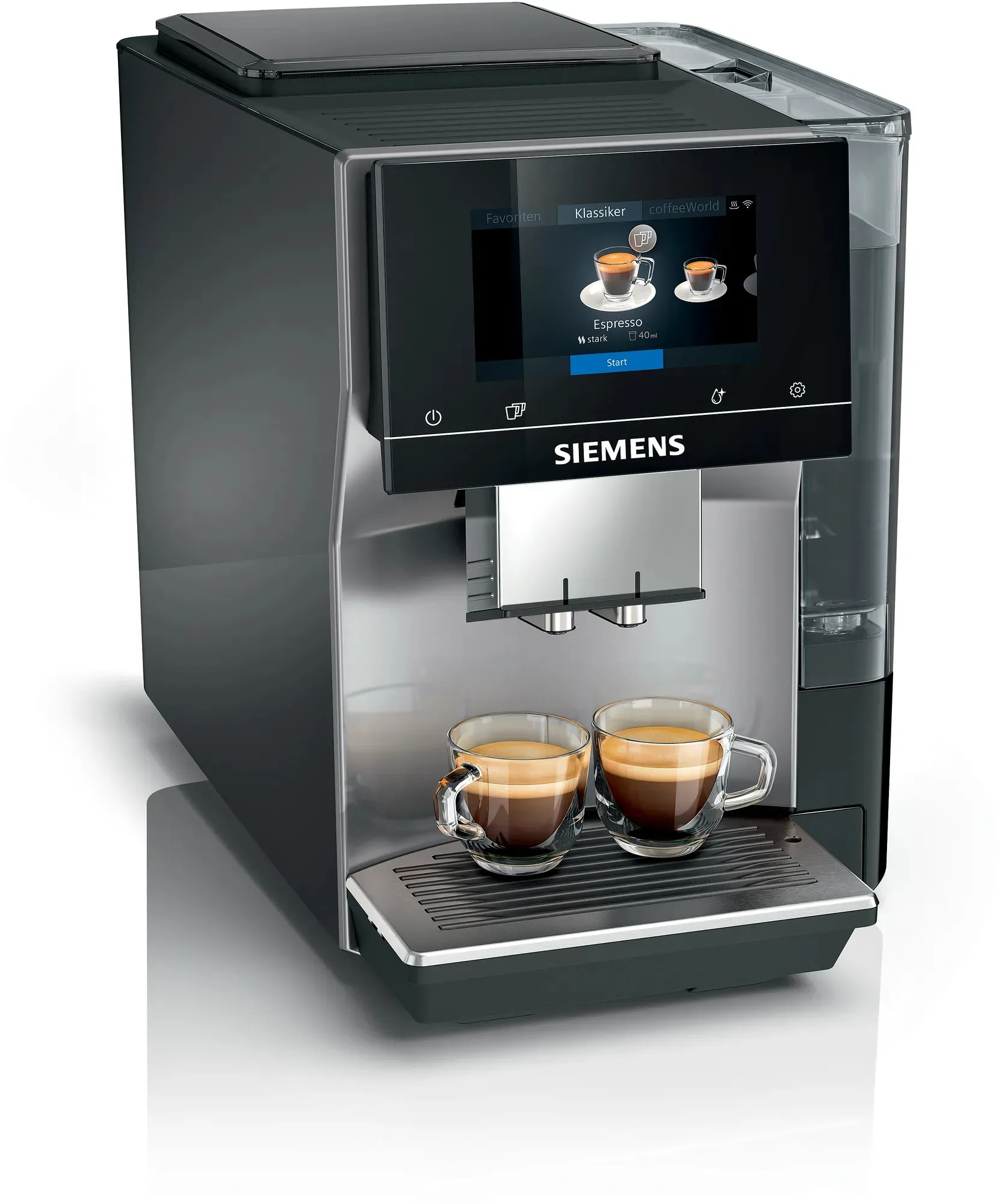 Siemens TP705D01 - combi coffee maker, fully automatic, Black