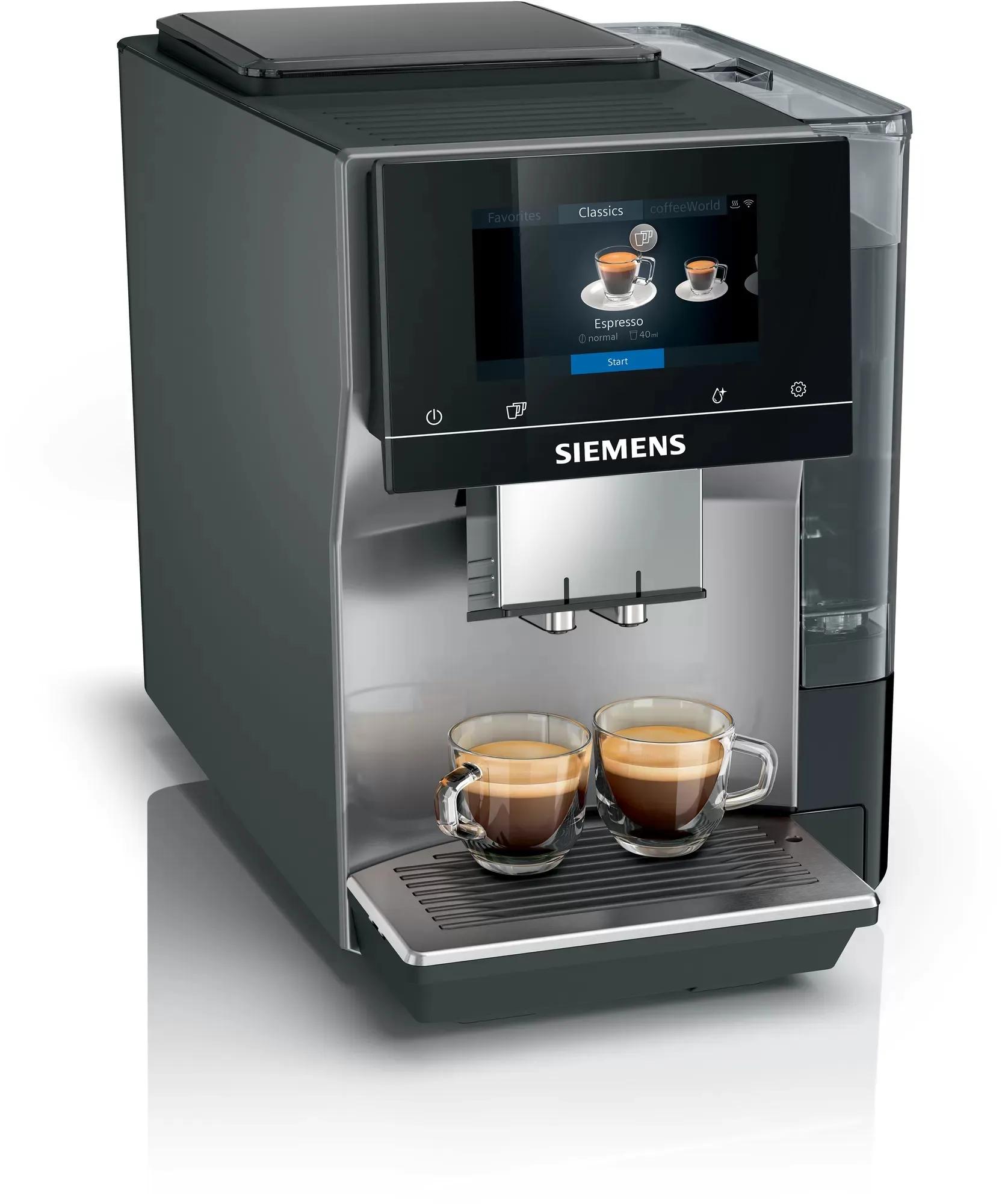 Siemens TP705D01 - combi coffee maker, fully automatic, Black