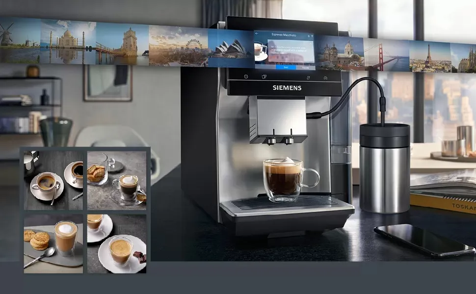 Siemens TP705D01 - combi coffee maker, fully automatic, Black