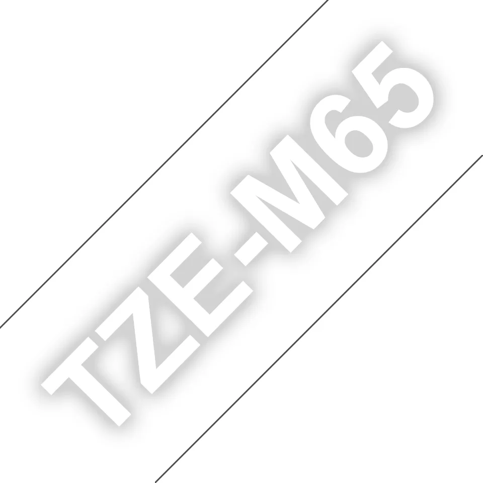 Brother TZe tape 36mm black/clear mat